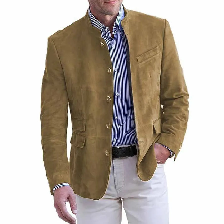 Veste boutonnée élégante et décontractée pour hommes